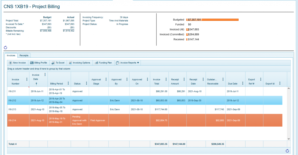 Customer Billing (Finance and Cash Flow Planning)