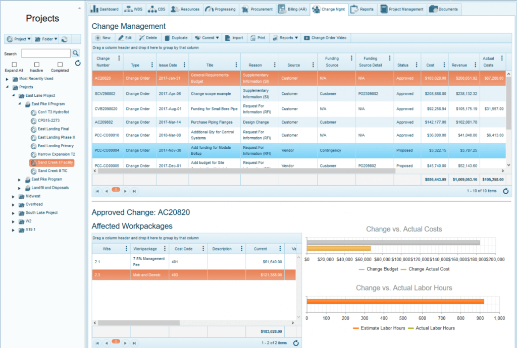 Jobsite Timesheet Integration (Change Order Management)